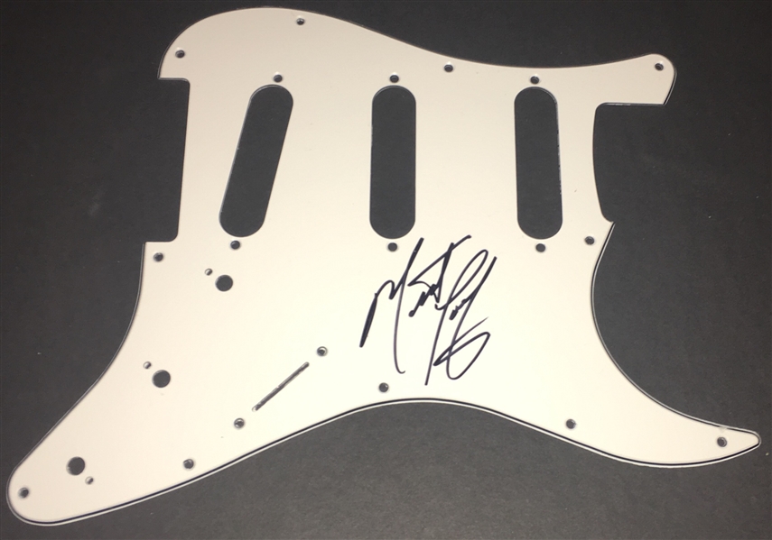 Meat Loaf Signed Stratocaster-Style Pickguard (Beckett/BAS Guaranteed)