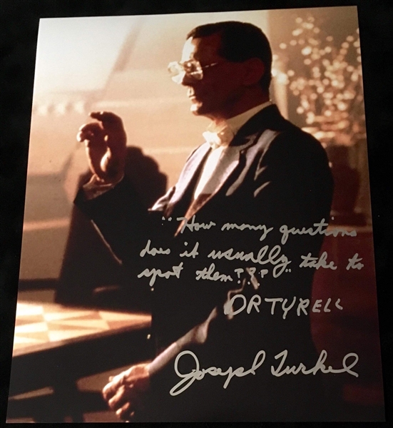 Blade Runner: Joe Turkel Signed & Inscribed 11" x 14" Photograph (Beckett/BAS Guaranteed)