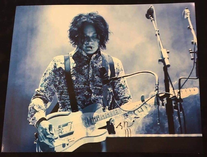 The White Stripes: Jack White Signed 16" x 20" On-Stage Photograph (BAS/Beckett Guaranteed)