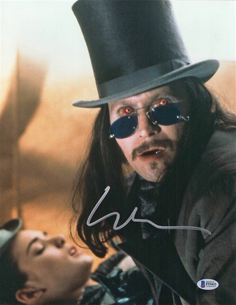 Gary Oldman In-Person Signed 11" x 14" Color Photo from "Bram Stokers Dracula" (Beckett/BAS)