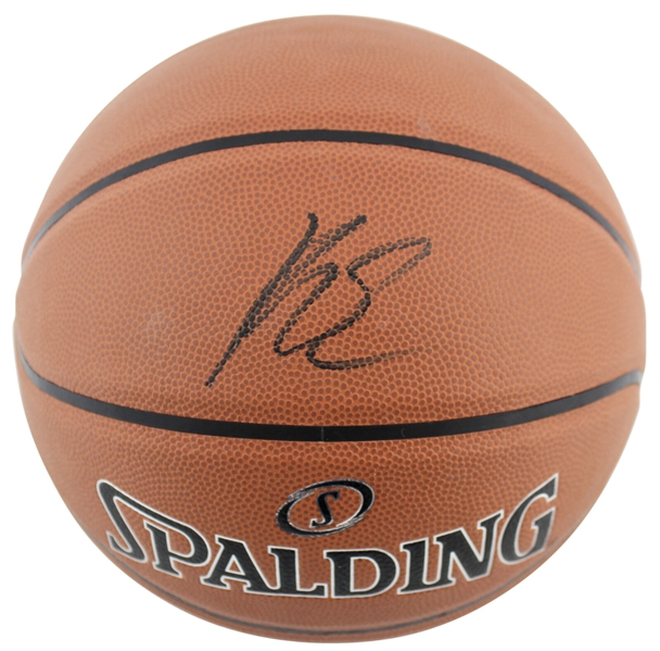 Klay Thompson Signed Spalding NBA Basketball (Beckett/BAS)