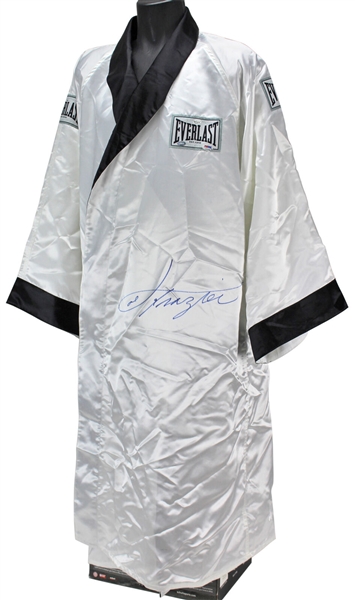 Joe Frazier Signed Everlast Pro Model Boxing Robe (PSA/DNA)