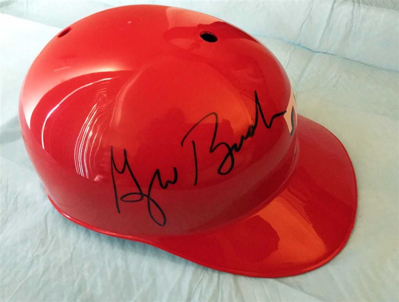 George W. Bush Signed Texas Rangers Promotional Batting Helmet (JSA)