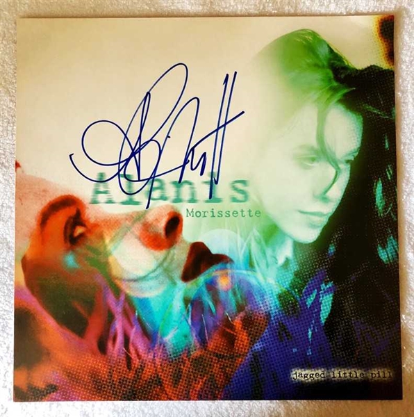 Alanis Morissette Signed 12" x 12" Jagged Little Pill Album Flat (Beckett/BAS Guaranteed)