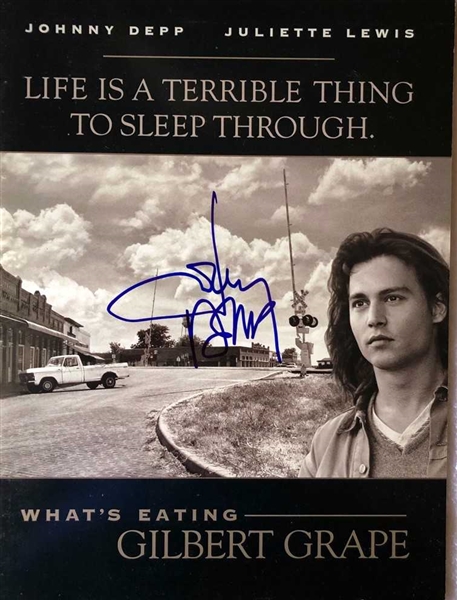 Johnny Depp Rare Signed "Whats Eating Gilbert Grape" Movie Premiere Program (Beckett/BAS Guaranteed)