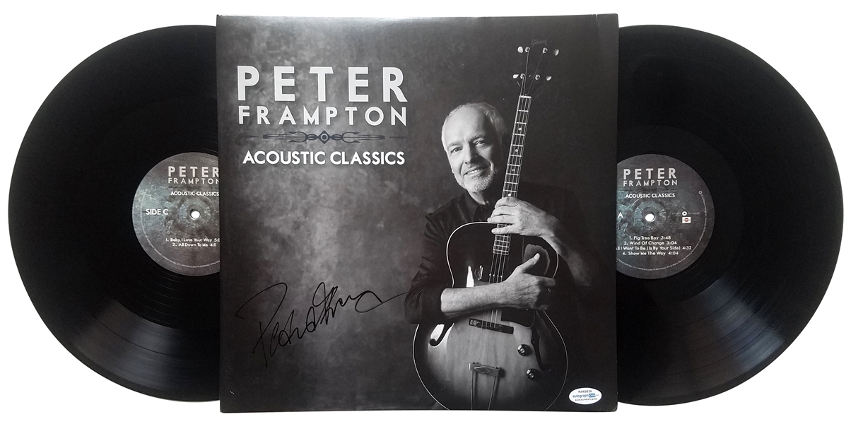 Peter Frampton Signed "Acoustic Classics" Record Album (ACOA)