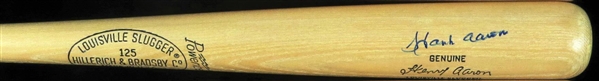 Hank Aaron Rare Signed Personal Model Louisville Slugger Baseball Bat (Beckett/BAS Guaranteed)