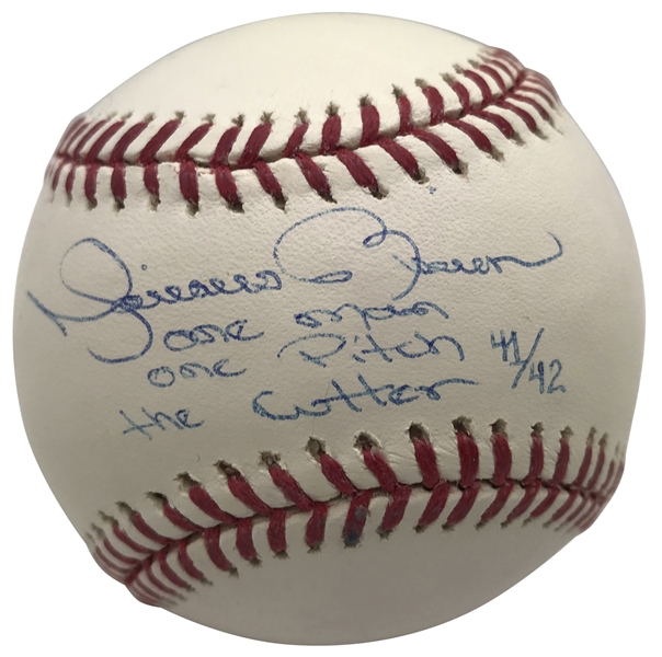 Mariano Rivera Signed & Inscribed "One Man, One Pitch, The Cutter" OML Baseball (Steiner Sports)