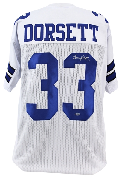 Tony Dorsett Signed Dallas Cowboys Jersey (Beckett/BAS)