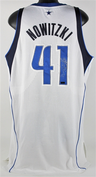 Dirk Nowitzki 2013 Game Used & Signed Jersey - Worn in 16 Consecutive Games!! (Panini)