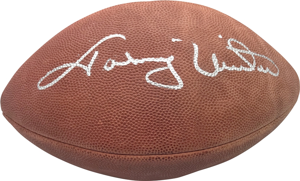 Johnny Unitas Near-Mint Signed Leather NFL Football (Beckett/BAS)