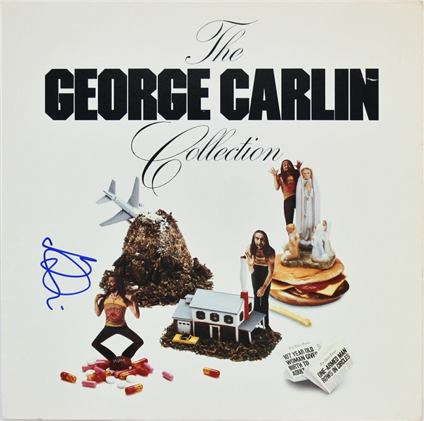 George Carlin Uncommon Signed "The George Carlin Collection" Album (JSA)