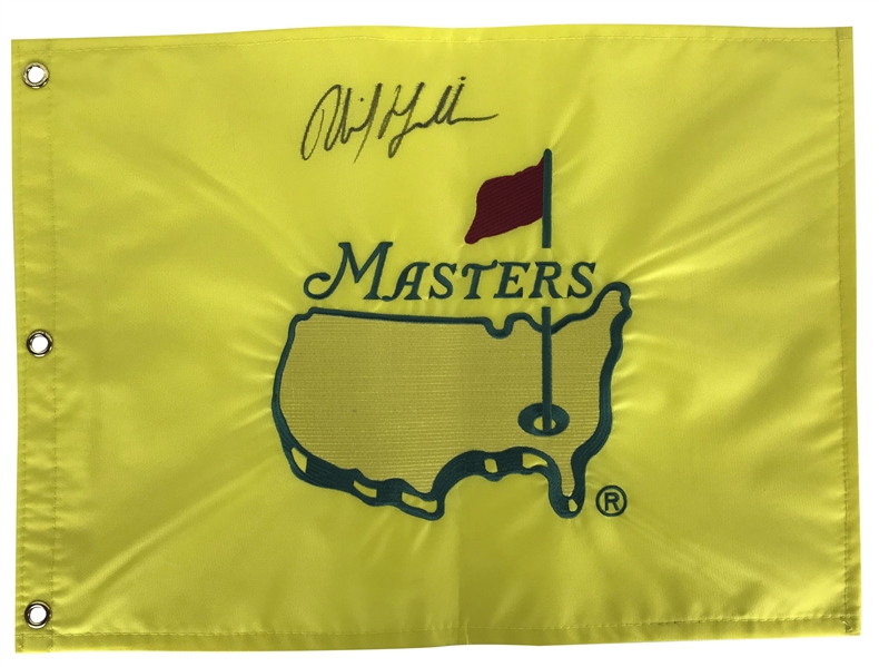 Phil Mickelson Signed Un-Dated Masters Flag (Beckett/BAS Guaranteed)