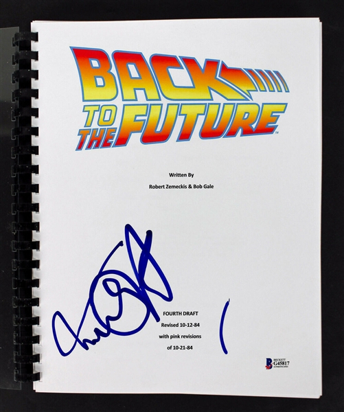 Michael J. Fox Signed "Back to the Future" Movie Script (Beckett/BAS)
