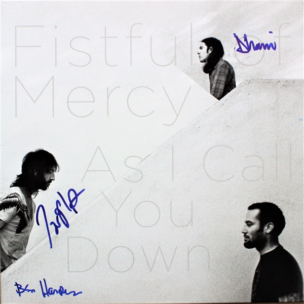 Fistful of Mercy Signed "As I Call You Down" Album Cover (Beckett/BAS Guaranteed)