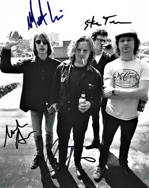Mudhoney Band Signed 8" x 10" Photograph w/ All 4 Original Members (Beckett/BAS Guaranteed)