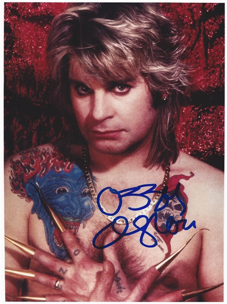 Ozzy Osbourne Signed 8" x 10" Color Photograph (Beckett/BAS Guaranteed)
