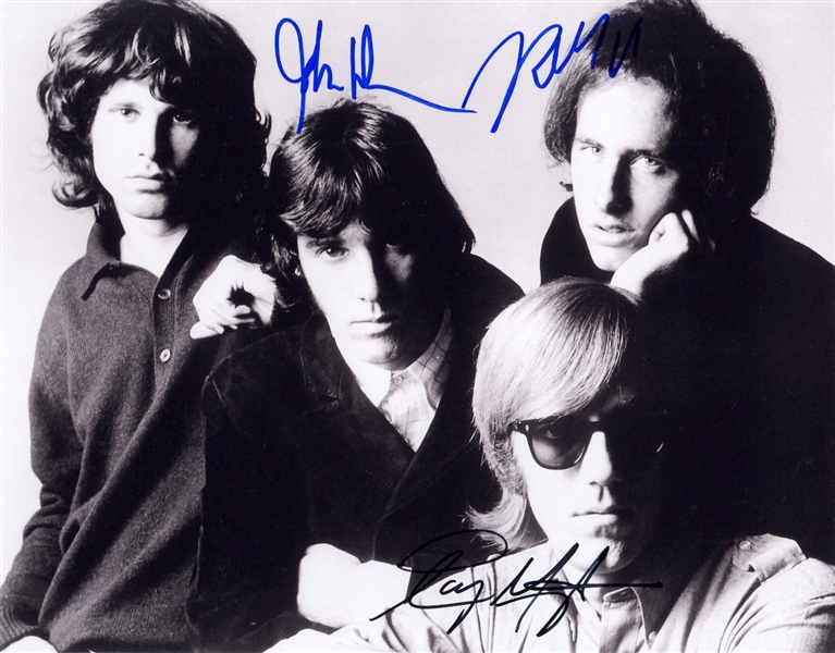 The Doors Group Signed 11" x 14" Photo (Beckett/BAS Guaranteed)