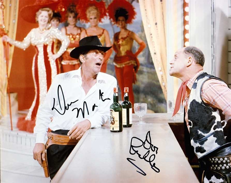 Dean Martin & Don Rickles Rare Dual-Signed 8" x 10" Photograph (Beckett/BAS Guaranteed)