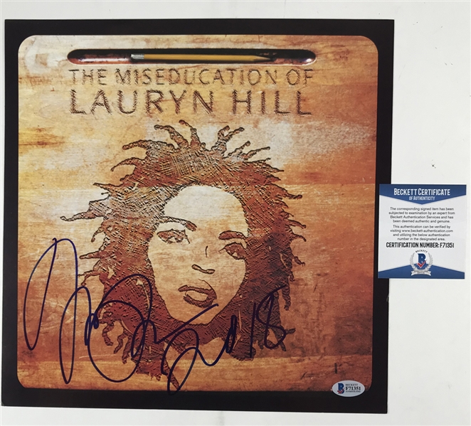 Lauryn Hill Signed "The Miseducation of Lauryn Hill" 12" x 12" Album Flat (Beckett/BAS COA)
