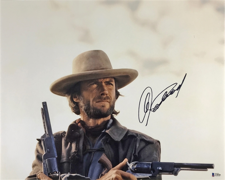 Clint Eastwood Signed 20" x 16" Color Photo from "The Outlaw Josie Wales" (PSA/DNA)