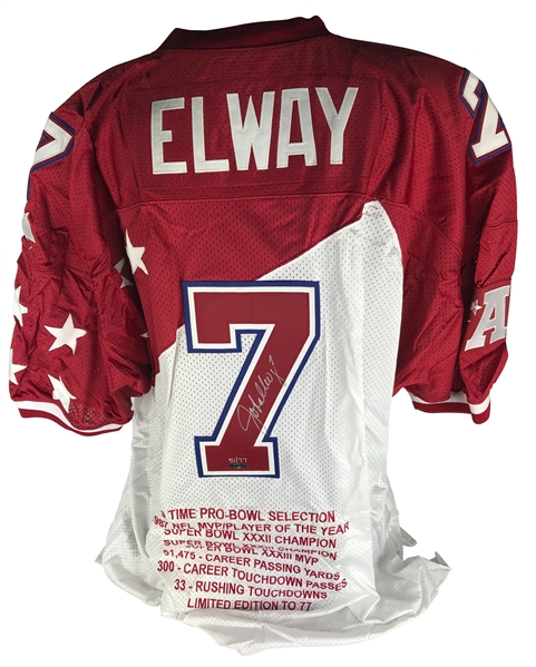 John Elway Signed 1995 Probowl Jersey (Upper Deck)