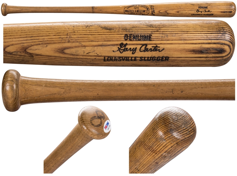 Montreal Expos: Gary Carter 1975 Game Used H&B Louisville Slugger Baseball Bat (PSA/DNA Graded GU 8.5)