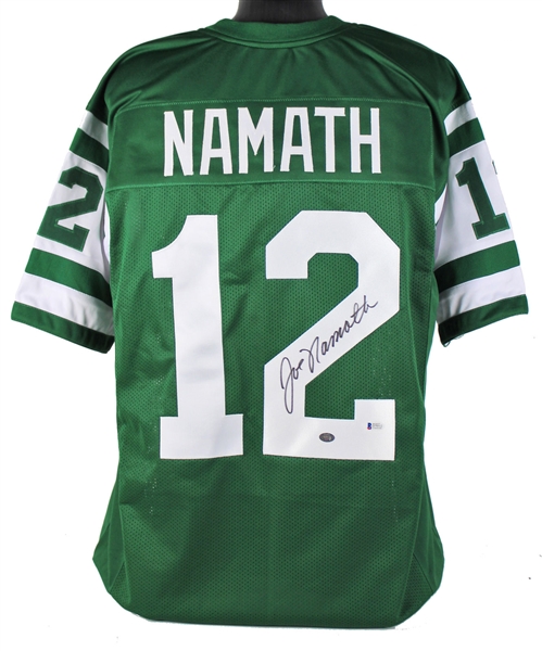 Joe Namath Signed New York Jets Jersey (Beckett/BAS)