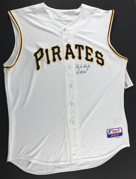 Andy Van Slyke Signed Pittsburgh Pirates Jersey (Beckett/BAS Guaranteed)