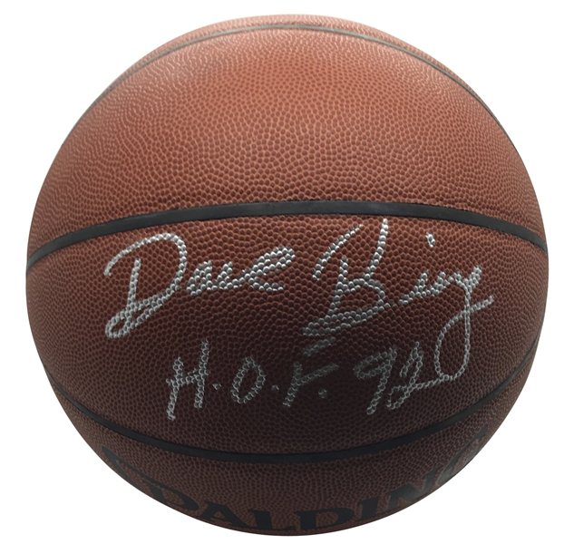 Dave Bing Signed NBA I/O Basketball w/ "HOF 1990" Inscription! (PSA/DNA)
