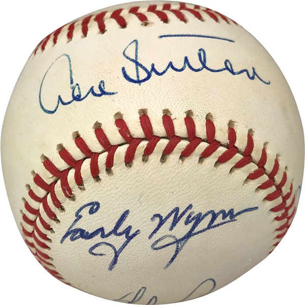 Impressive 300 Game Winners Multi-Signed Baseball w/ Ryan, Perry & Others! (Beckett/BAS)