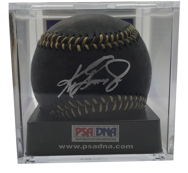 Ken Griffey Jr. Signed OML Baseball PSA/DNA Graded GEM MINT 10!
