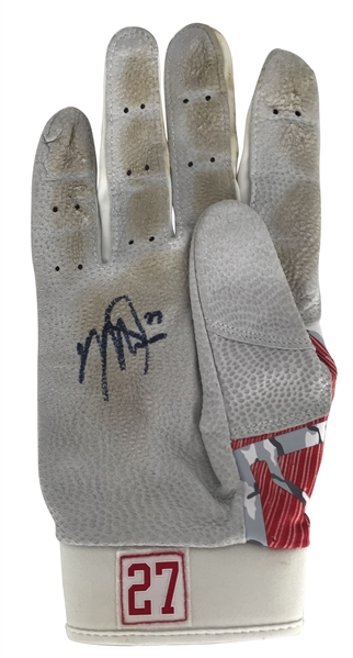 Mike Trout Signed & Game Used Batting Glove (PSA/DNA)
