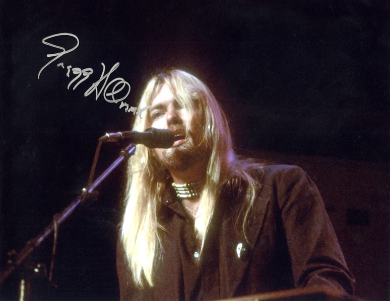 Gregg Allman Signed 11" x 14" On-Stage Photograph (Beckett/BAS Guaranteed)