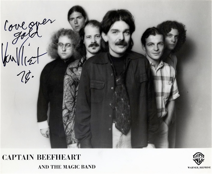 Captain Beefheart: Don Van Vliet Rare Signed 8" x 10" Promotional Photograph (Beckett/BAS Guaranteed)