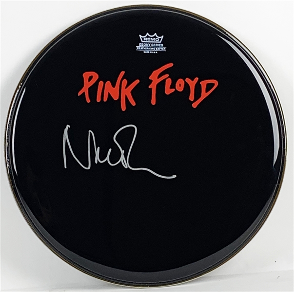 Pink Floyd: Nick Mason Signed 16" Drumhead (Beckett/BAS Guaranteed)