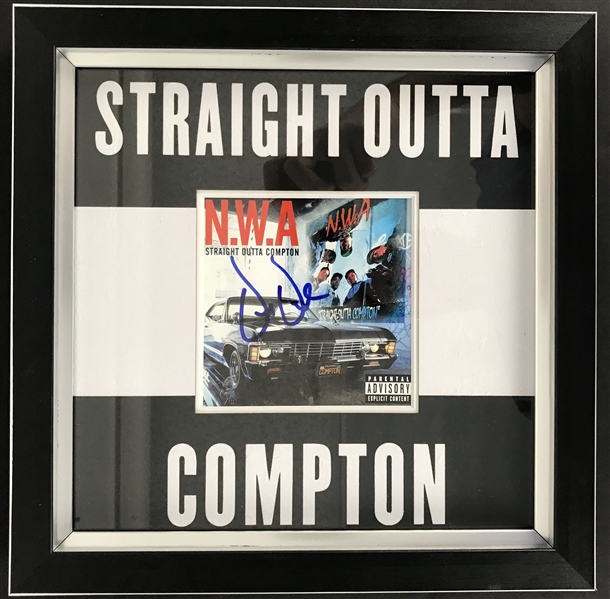 Dr. Dre Signed "Straight Outta Compton" CD Cover (JSA)