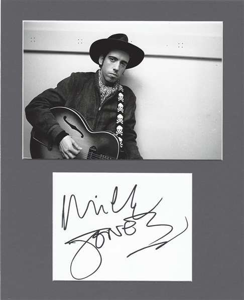 The Clash: Lot of Two (2) Signed Album Pages in Matted Displays w/ Mick Jones & Paul Simonon (Beckett/BAS Guaranteed)