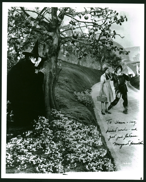 Wizard of Oz: Margaret Hamilton Signed Vintage 8" x 10" Photo as The Wicked Witch! (Beckett/BAS Guaranteed)