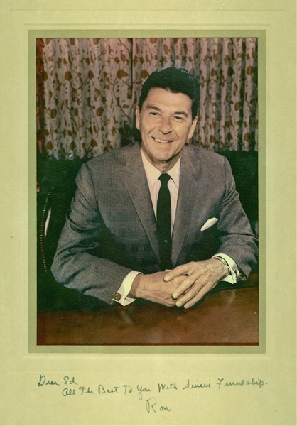 Ronald Reagan Signed 8" x 10" Photograph (JSA)