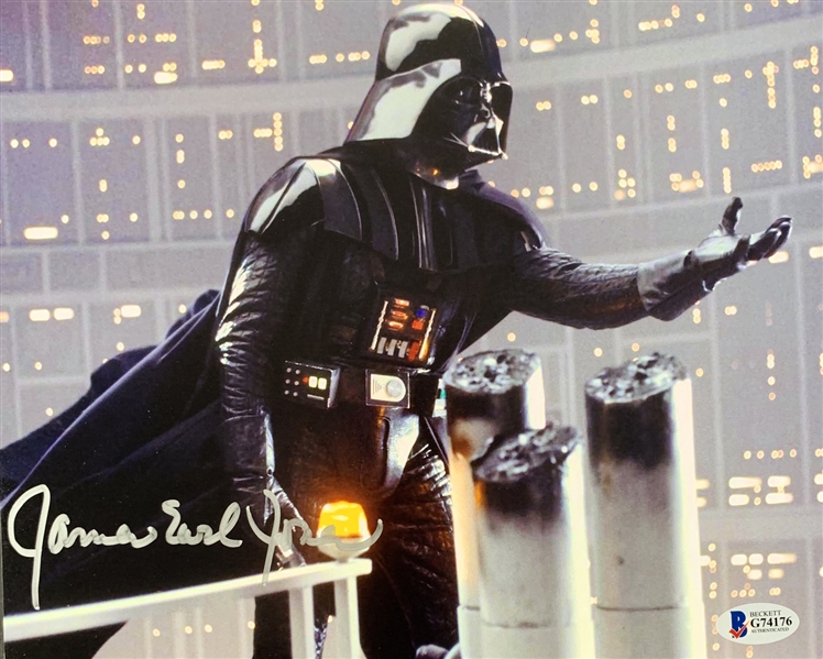 Star Wars: James Earl Jones Signed 8" x 10" Color Photo from "The Empire Strikes Back" (Beckett/BAS)