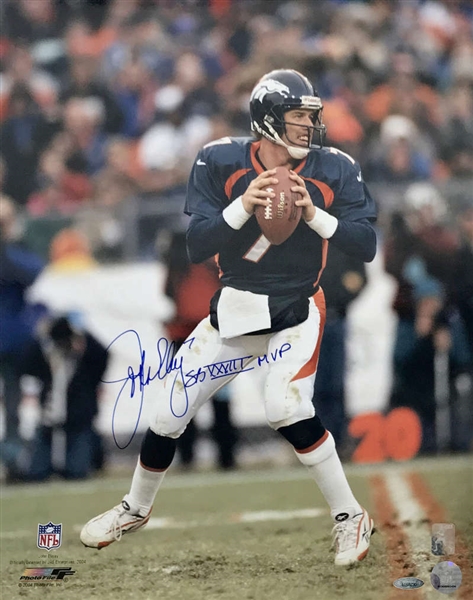 John Elway Signed & Inscribed 16" x 20" Photograph (TriStar)