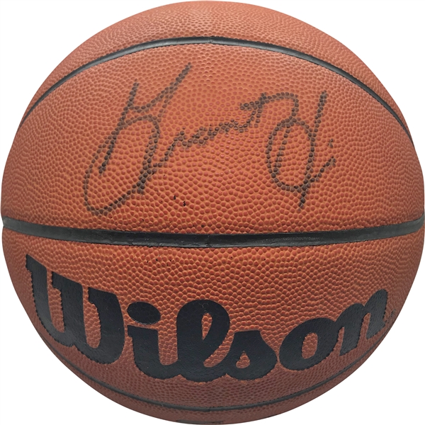 Grant Hill Signed Wilson I/O Basketball (JSA)