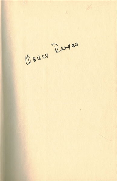 Nancy Reagan Signed Hardcover Book (Beckett/BAS Guaranteed)