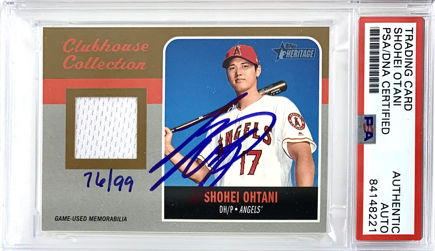 Sold at Auction: 2023 Topps Heritage Shohei Ohtani Clubhouse