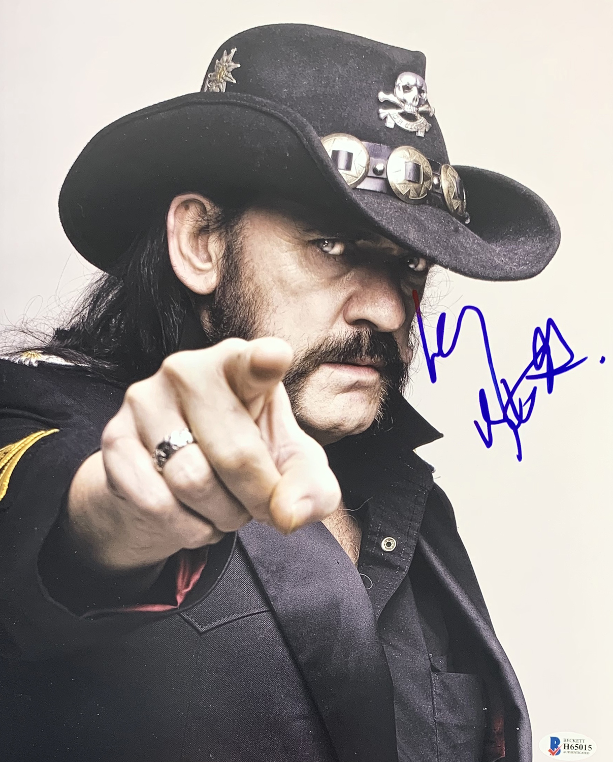 Lot Detail Motorhead Lemmy Kilmister Signed 11" x 14" Color Photo