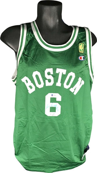 Bill Russell Signed Boston Celtics Jersey (BAS/Beckett)