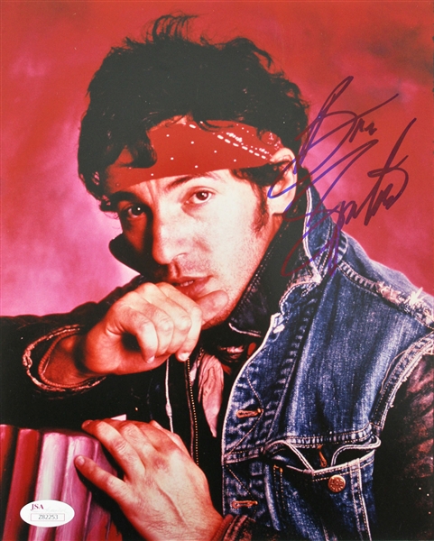 Bruce Springsteen Signed 8" x 10" Color Photograph (JSA)