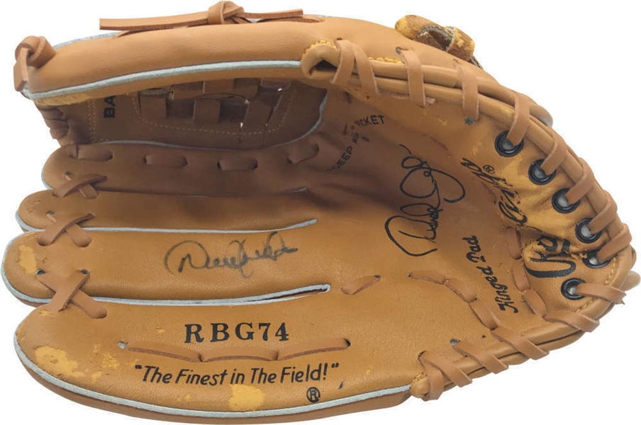 Derek Jeter Signed Signature Model Rawlings Baseball Glove (JSA)