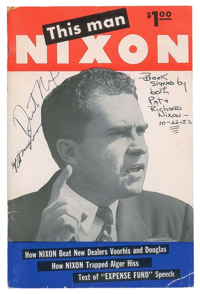 Richard & Pat Nixon Dual-Signed "This Man Nixon" Booklet (Beckett/BAS)